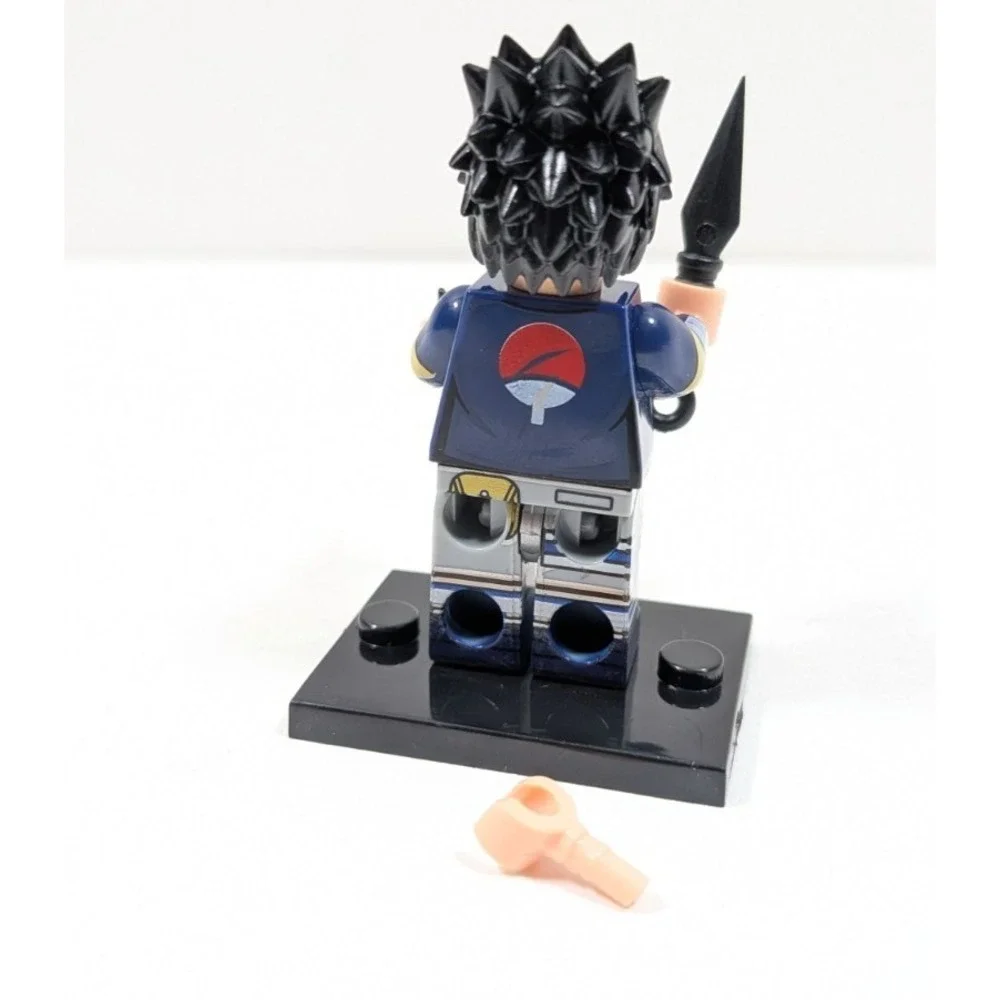 2 inch Custom, Sasuke Uchiha Miniature Figure with Base, New/Mint